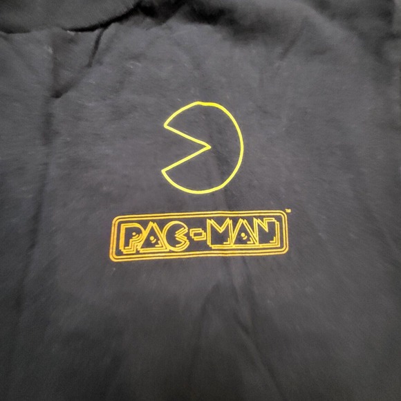 PACMAN GAME GRAPHIC T SHIRT Mens Small Black Arcade - Picture 4 of 6